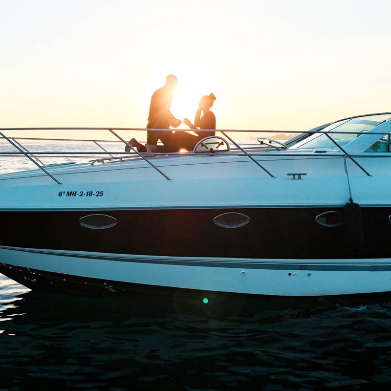 Marriage Proposal on a Boat