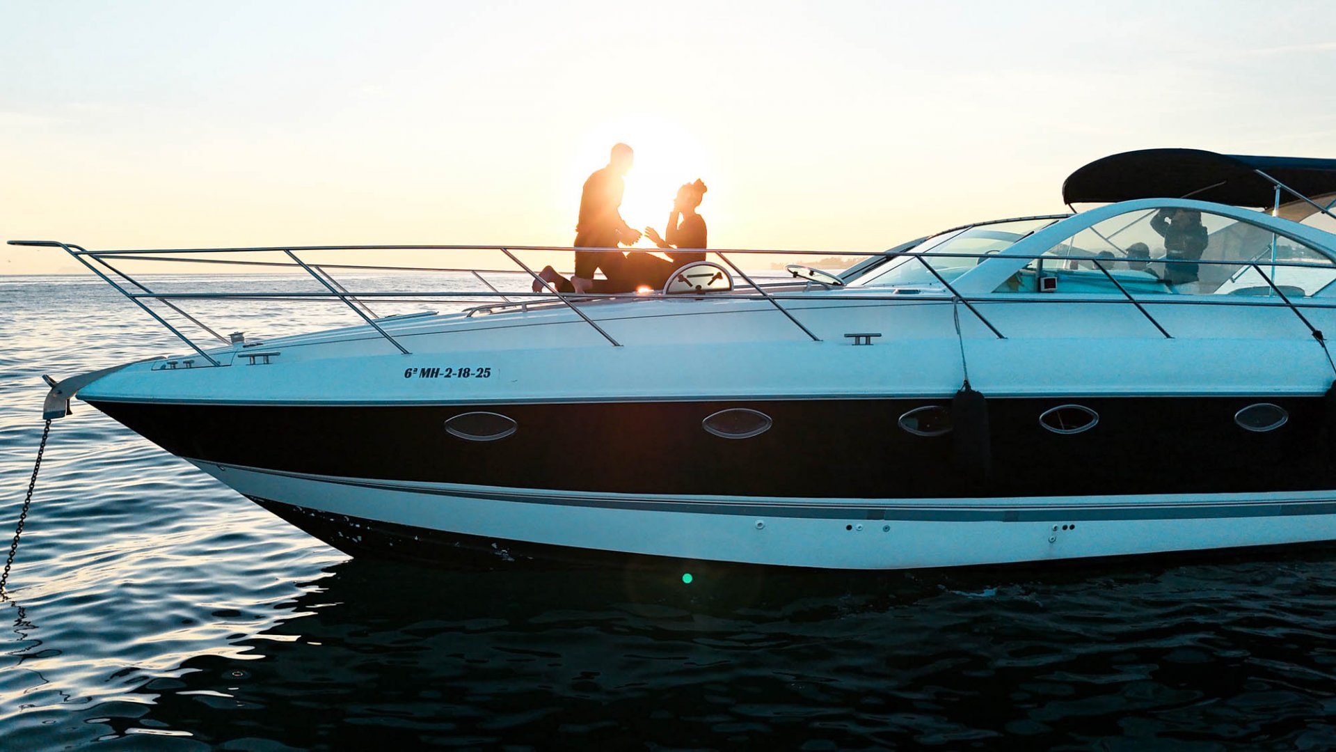 Marriage Proposal on a Boat