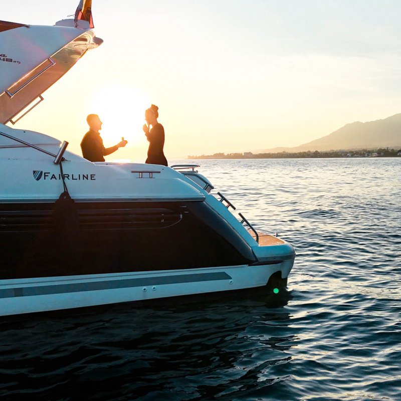 Marriage Proposal on a Boat