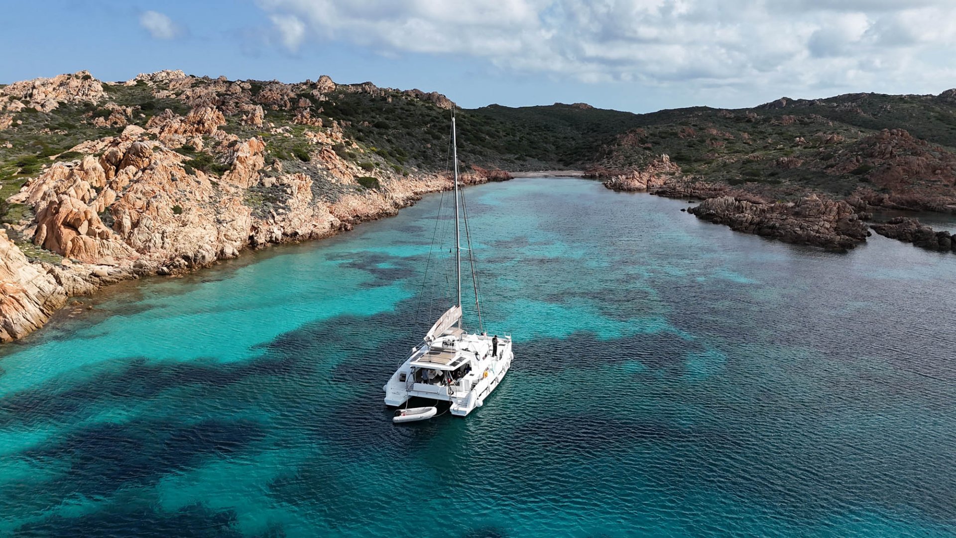 Sardinia. Catamaran