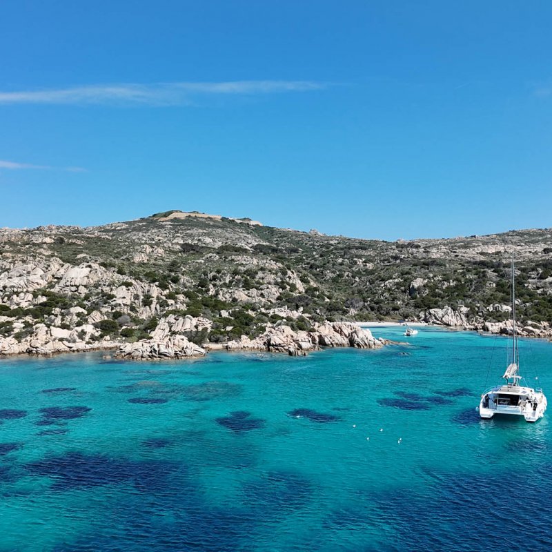 Cerdeña. Catamarán